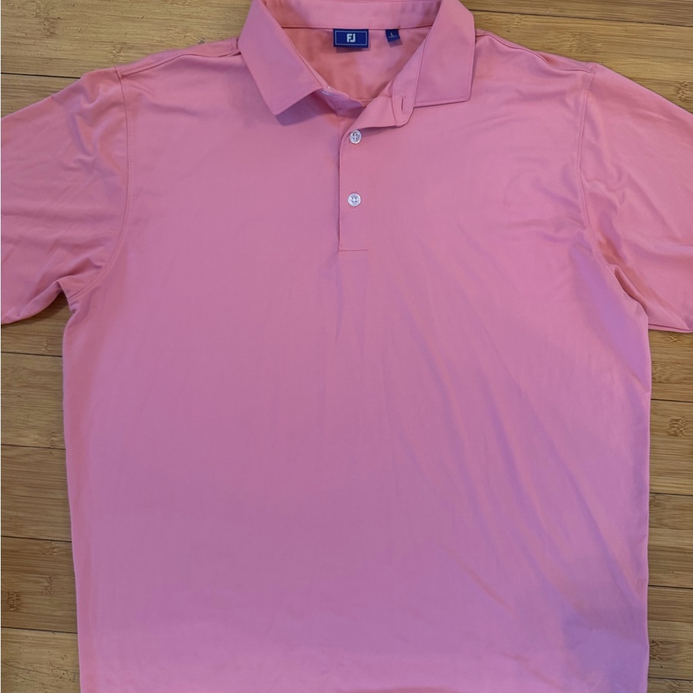 FootJoy Men's Polo in Soft Pink